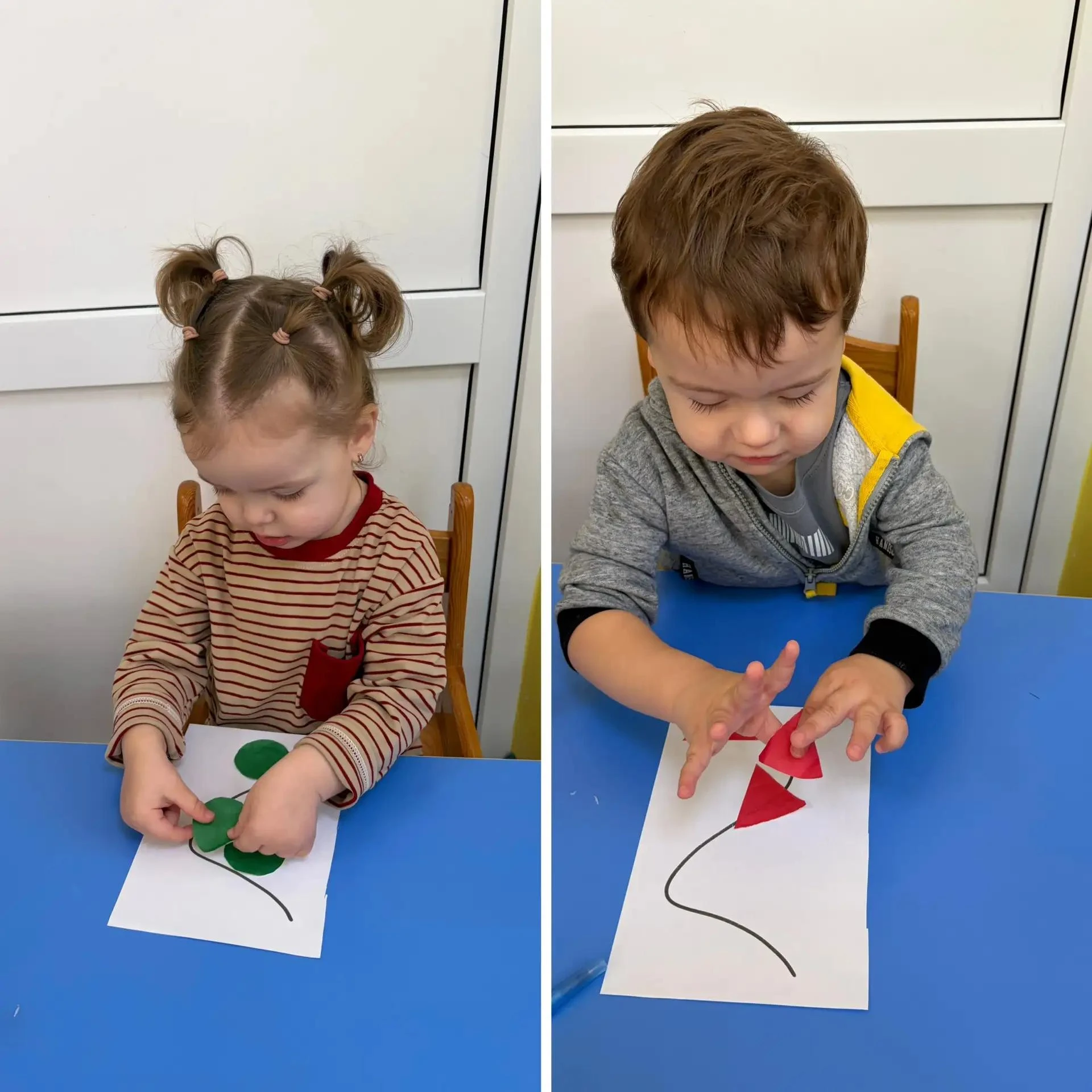 🎈Аппликация — одно из любимых занятий малышей в детском саду.