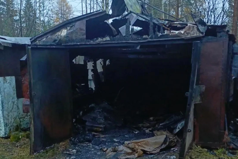 В Плесецком округе сотрудниками полиции раскрыт поджог автомобиля и гаража
