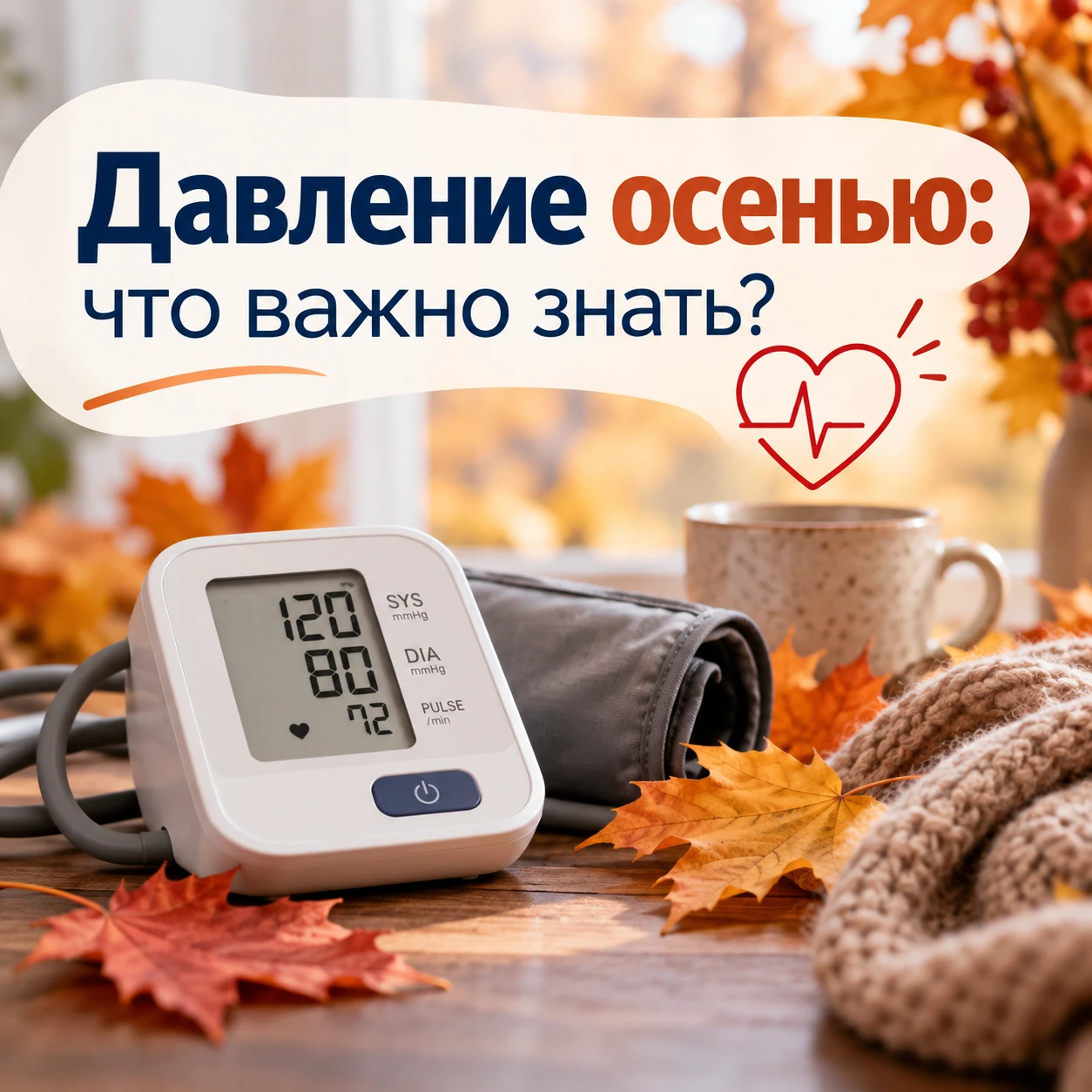 🩺 Давление осенью: что важно знать?