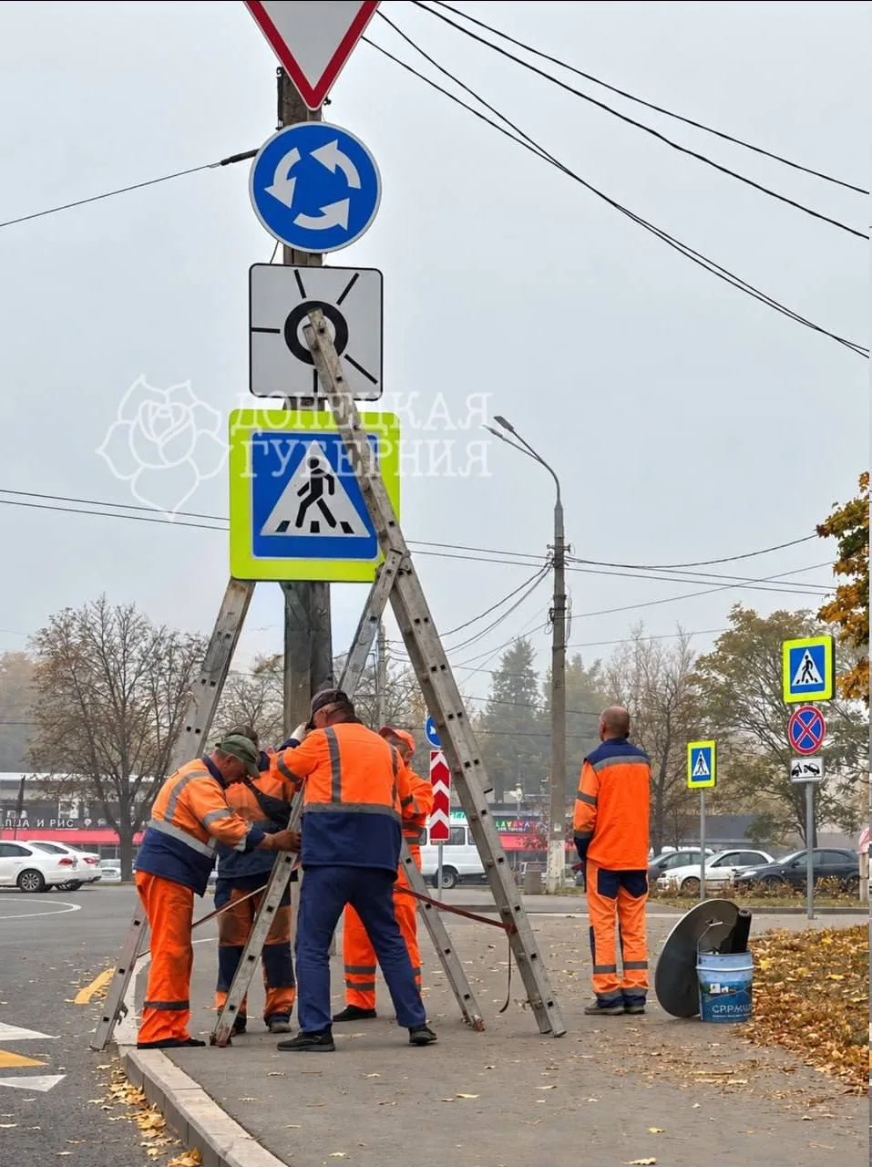🚗 На Мотеле в Донецке вводят ограничение на поворот налево по утрам