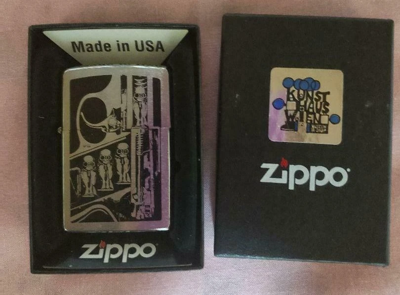 Zippo "HR Giger" design.