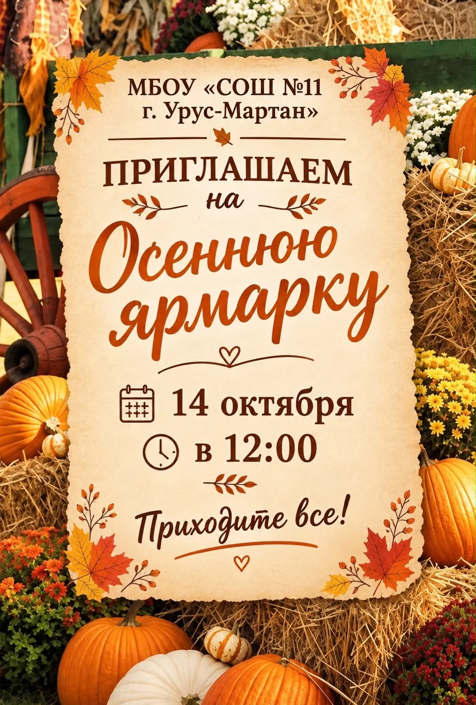 🍂 Осень — время уюта, ярких красок и добрых встреч!