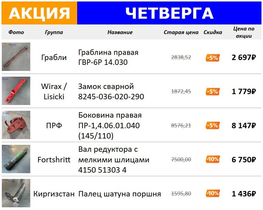 Акция четверга 🔥