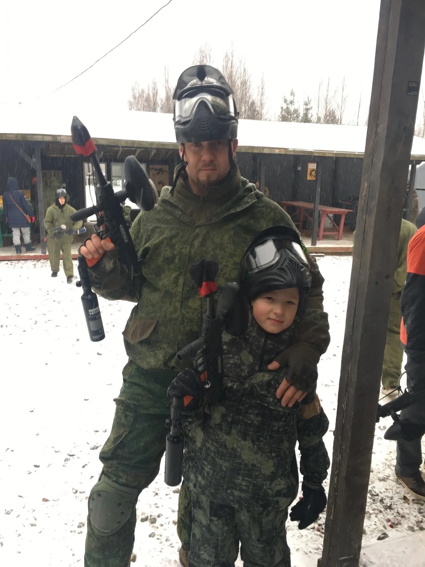 Важен папа для ребёнка...