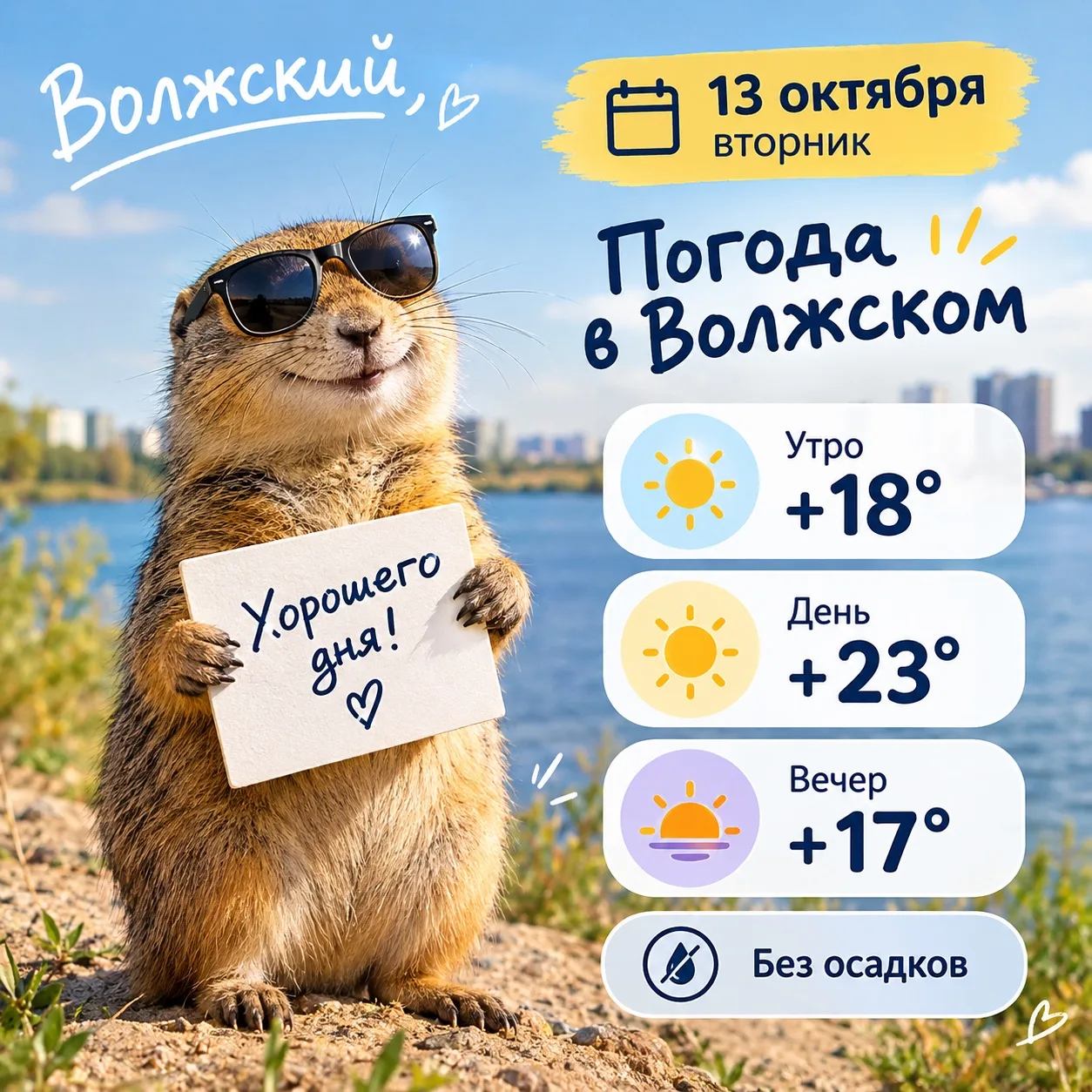☀️ Доброе утро, Волжский!