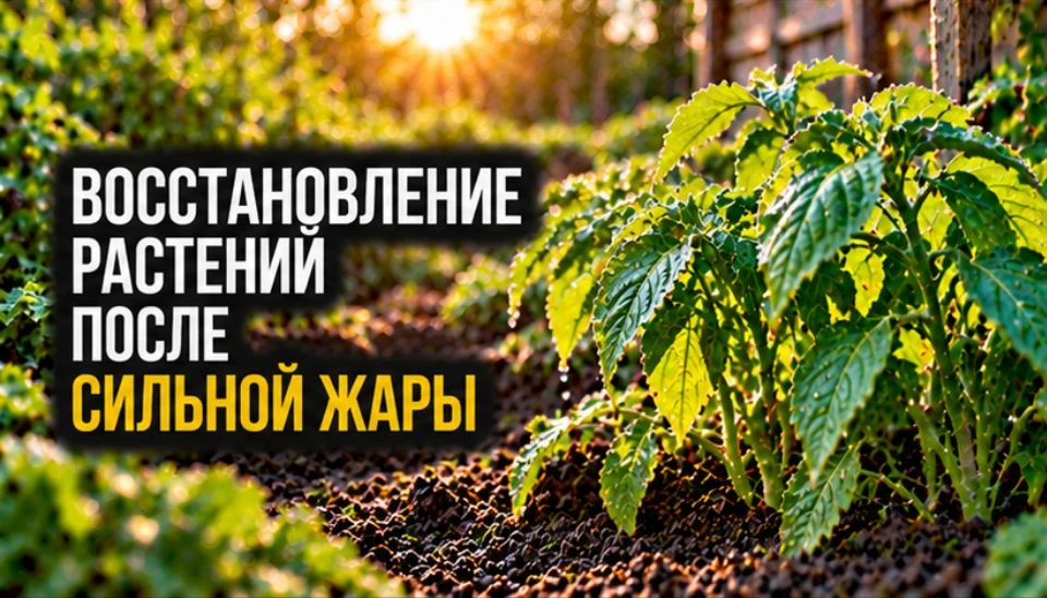 Восстановление растений после сильной жары