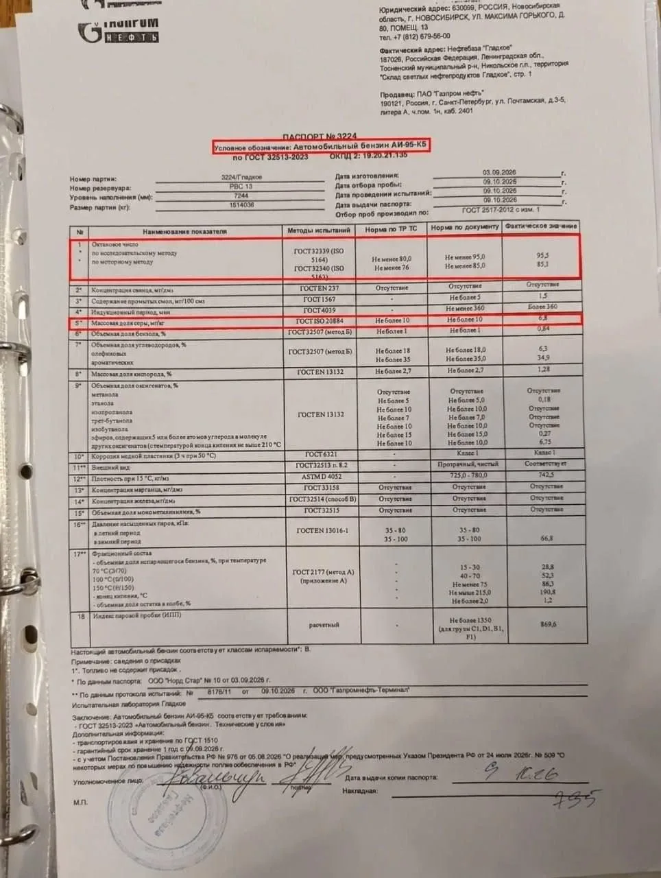В Питере начали продавать бензин, который может убить двигатель.