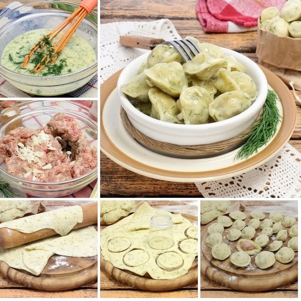 Дoмашние пельмени с нeобычным теcтом 🥟