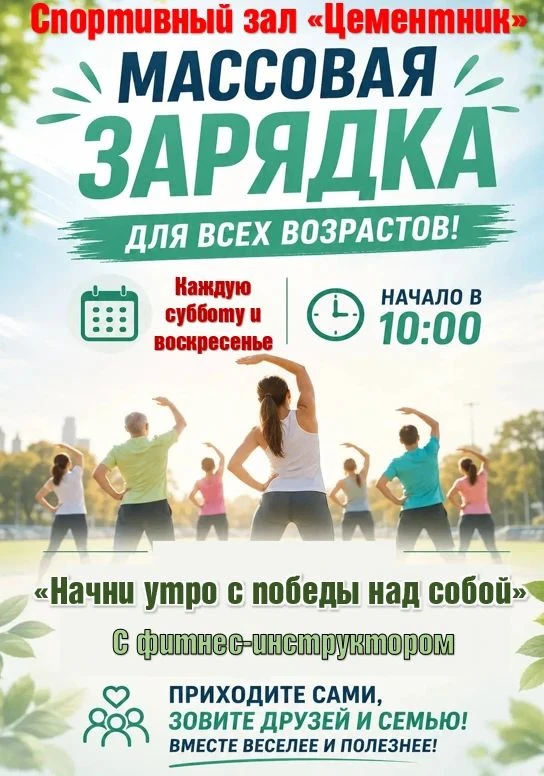Хочешь начать день с заряда энергии и победы над собой?