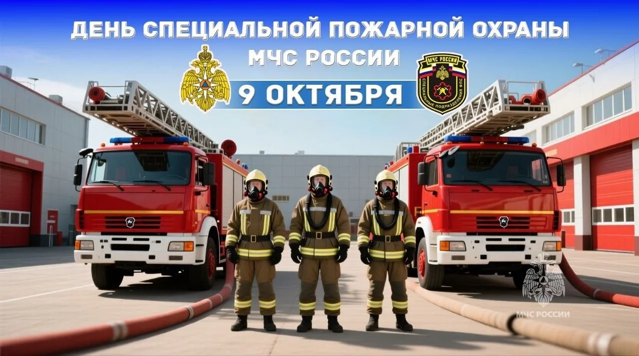 Дорогие сотрудники Специальной пожарной охраны МЧС России!