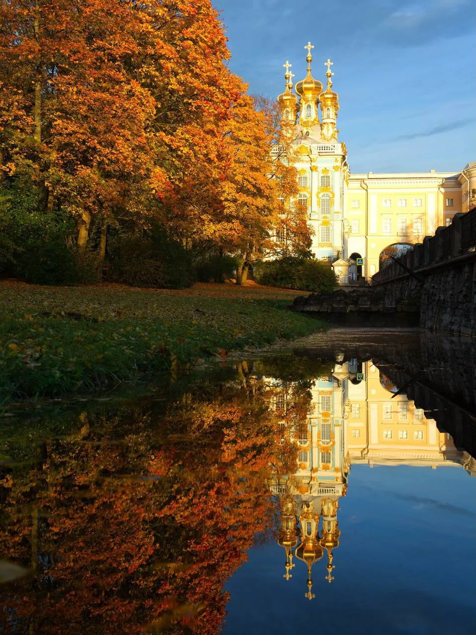 Осеннее утро в Екатерининском парке 🍃