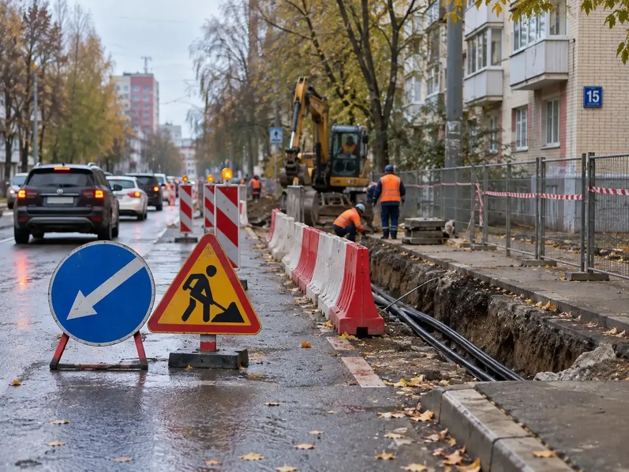 🚧 В Сыктывкаре на месяц сузят улицу Оплеснина
