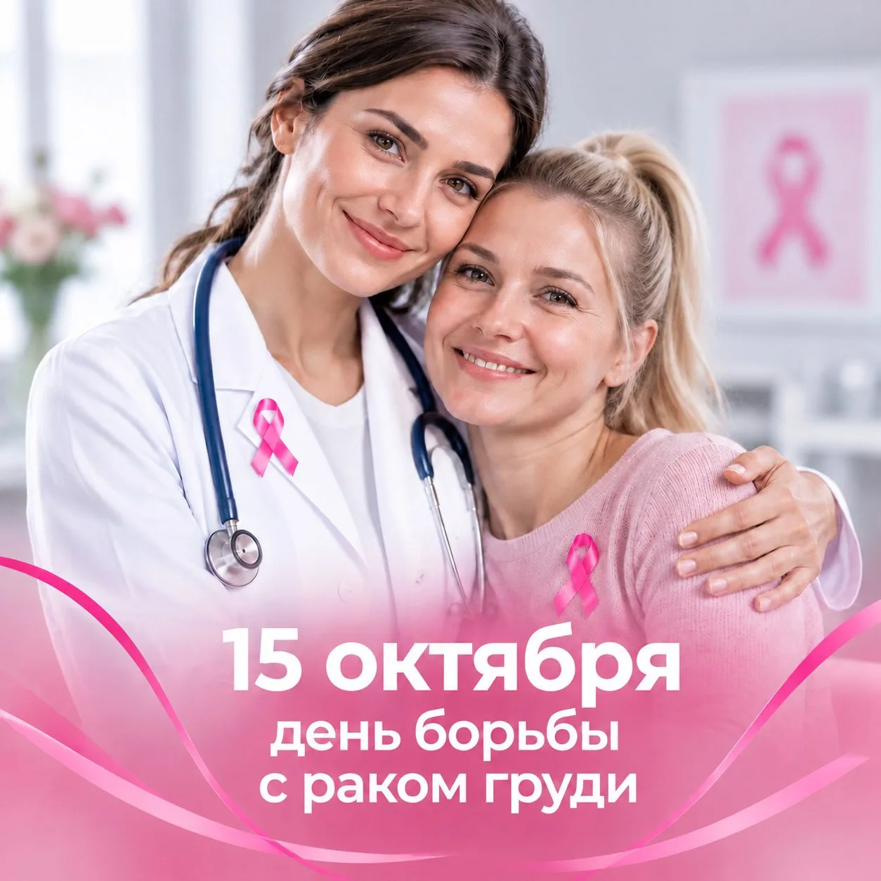 🎀 15 октября — День борьбы с раком молочной железы