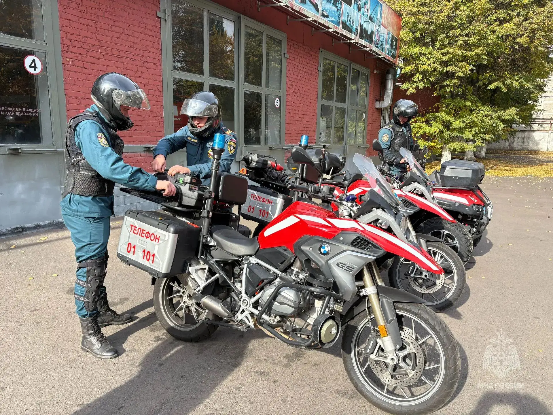 🏍 С 1 мая по 30 сентября в Курской области несли дежурство мотопатрульные группы Главн...
