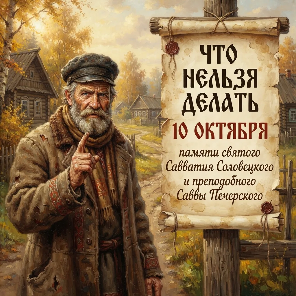 🚫 10 октября — Что нельзя делать