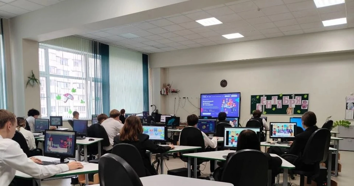 🇷🇺В центре цифрового образования детей «IT-куб», созданном на базе лицея №14 города Ж...