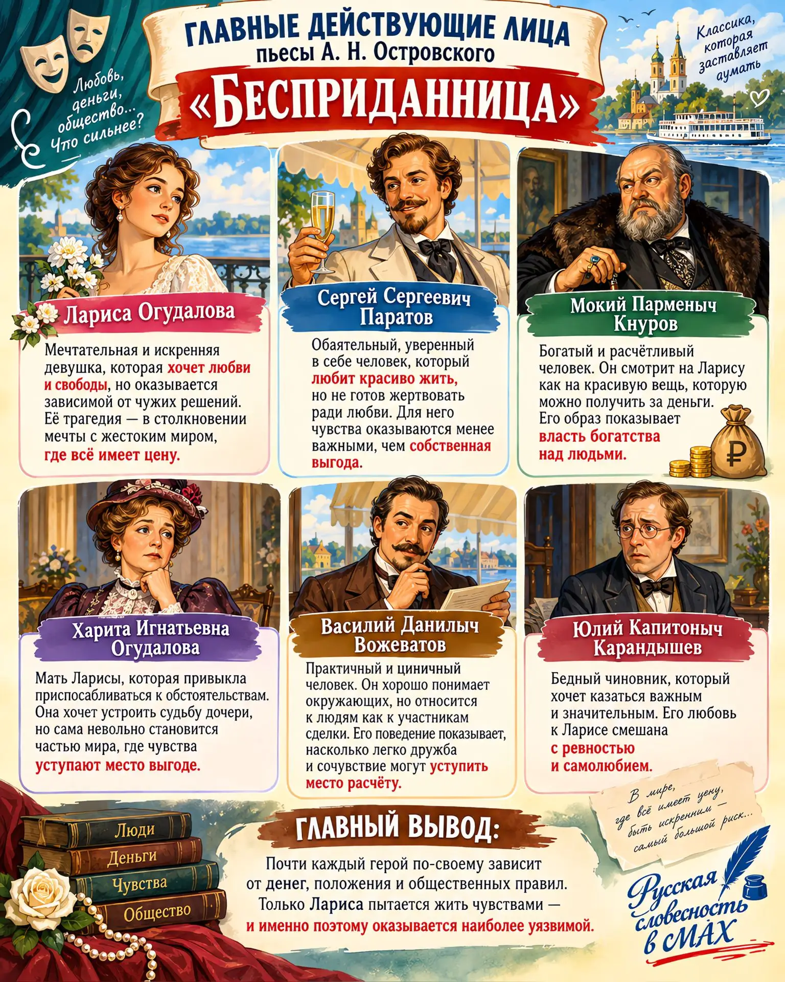🎭 Герои «Бесприданницы»