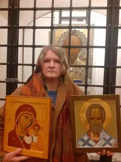 ПОСМОТРИТЕ НА ЭТИ ИКОНЫ. ЕЩЁ ДВА ГОДА НАЗАД ЭЛИНА ТОЛЬКО НАЧИНАЛА СВОЙ ПУТЬ В ИКОНОПИСИ...