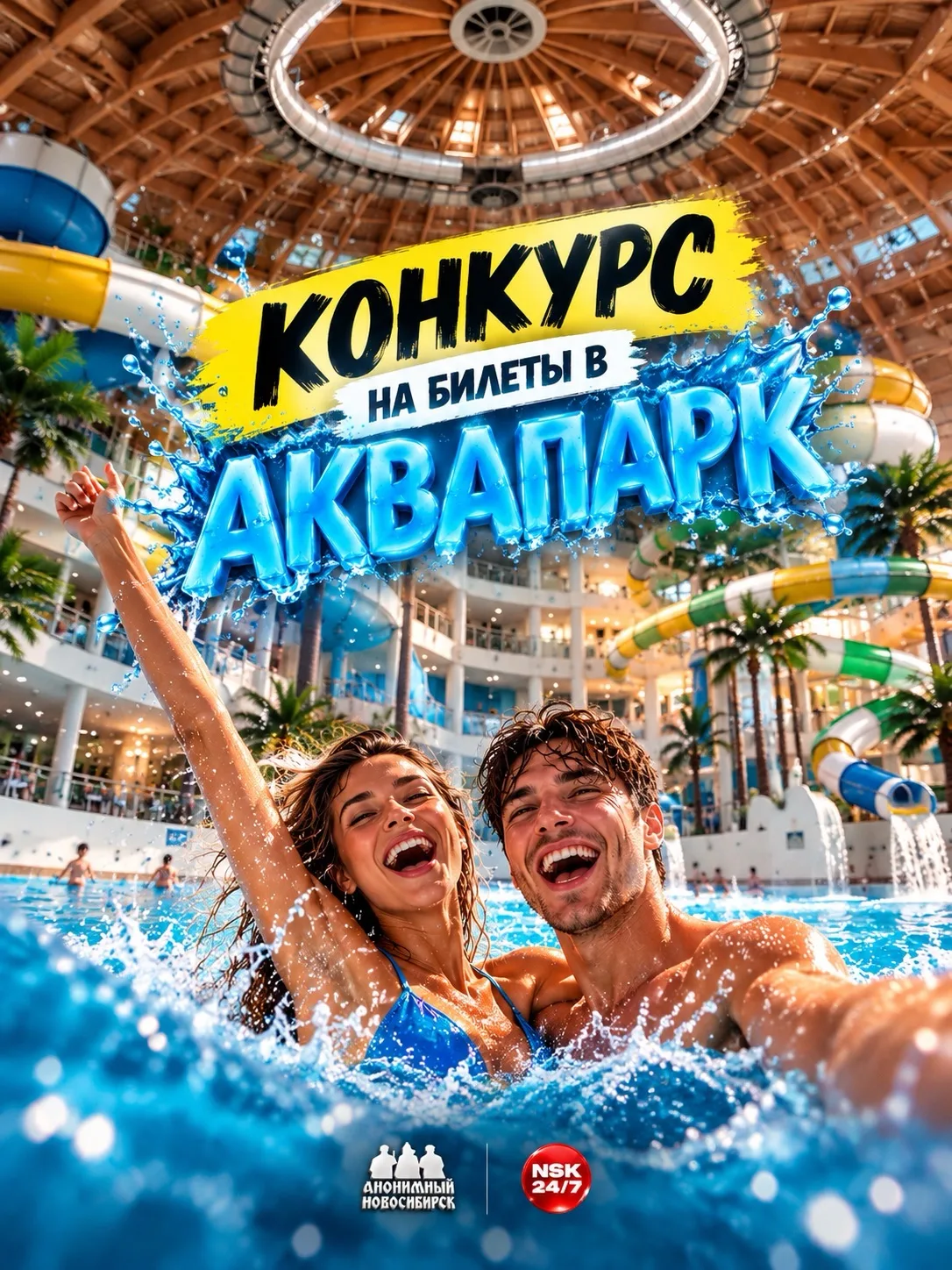 РОЗЫГРЫШ БИЛЕТОВ В АКВАПАРК  💦