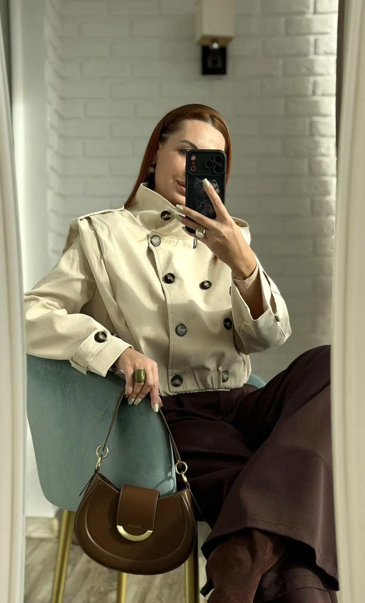 Укороченный тренч как в ZARA 🤍
