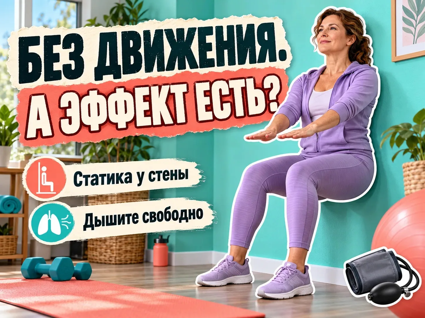 🧘‍♂️ Упражнение «стульчик»: простое решение для ваших мышц!