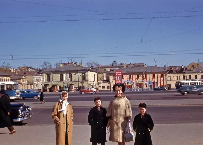 🚋 Кудринская площадь в 1960-х