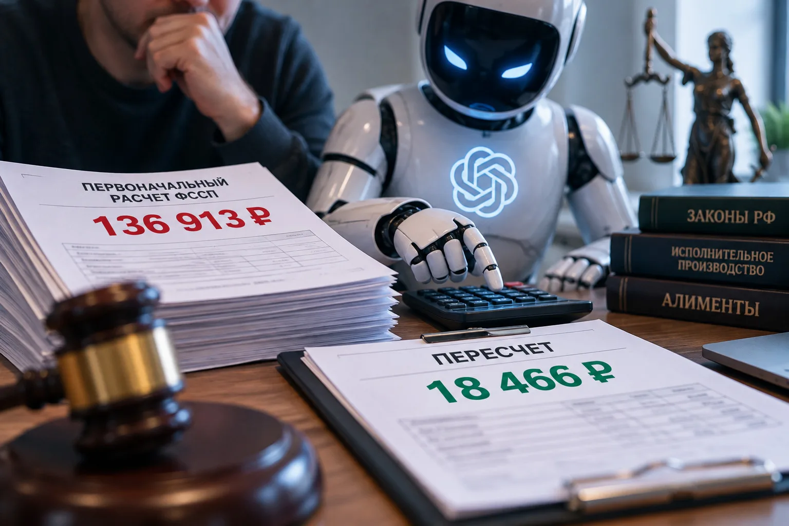 🤖 Нейросеть помогла жителю Тобольска уменьшить долг по алиментам со 137 до 18 тысяч ру...