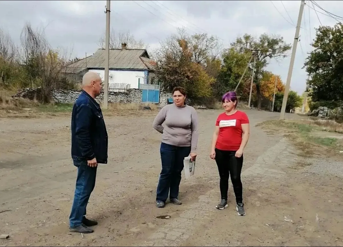 ‎Михаил Богомолец встретился с жителями села