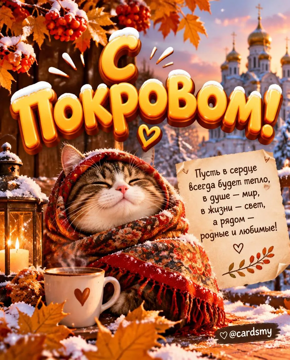 ❄️🍂 С Покровом!