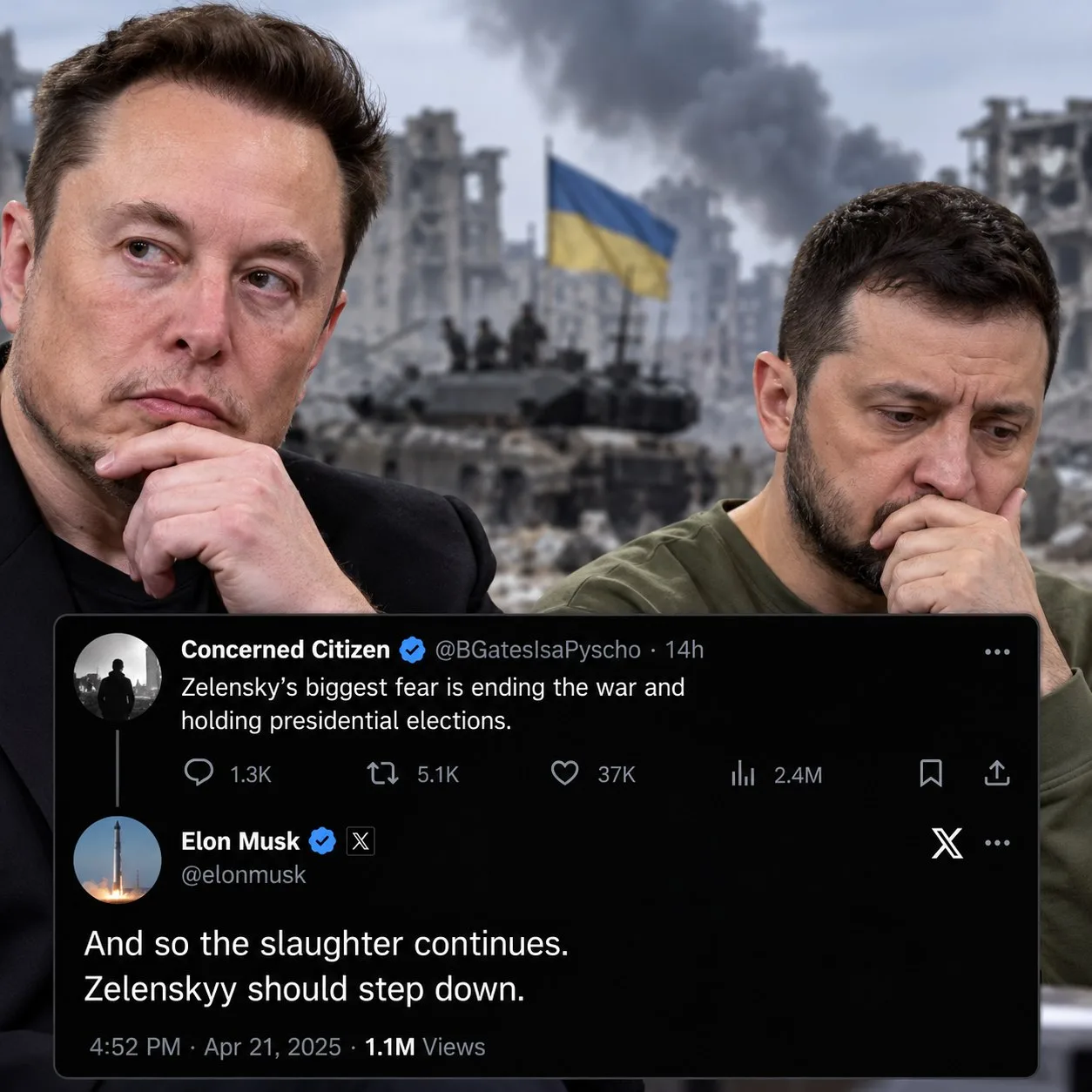 "И так бойня продолжится. Зеленскому время уйти":
