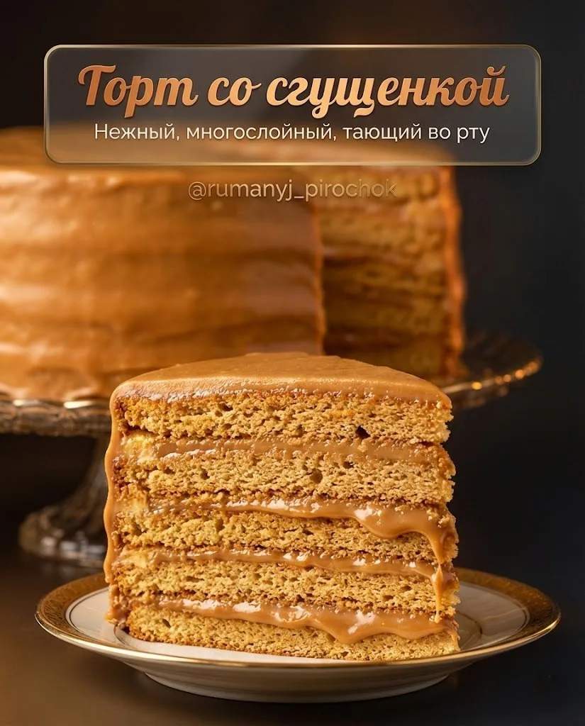 🍰 Очень вкусный тортик