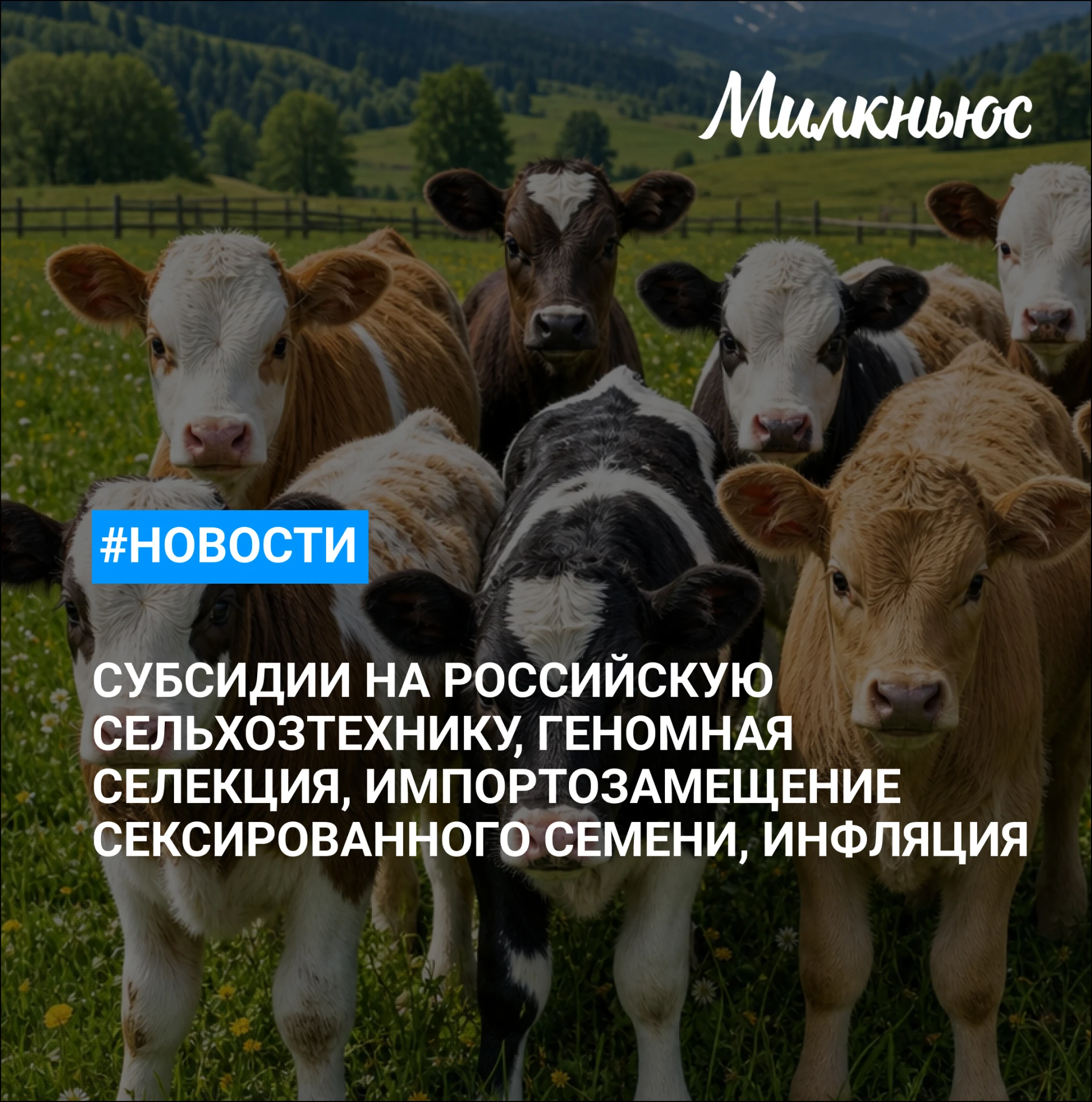 🐮 Россия с 2027 года начнет импортозамещение сексированного семени