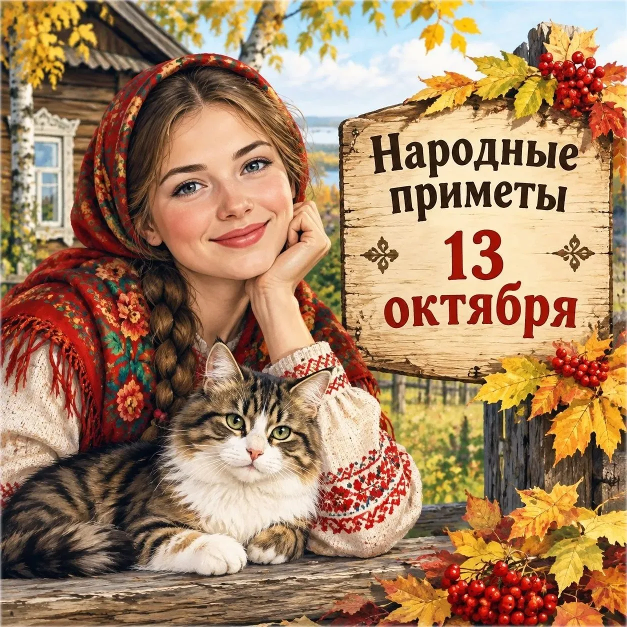 🌿 13 октября — Михаил Соломенный: народные приметы 🌿