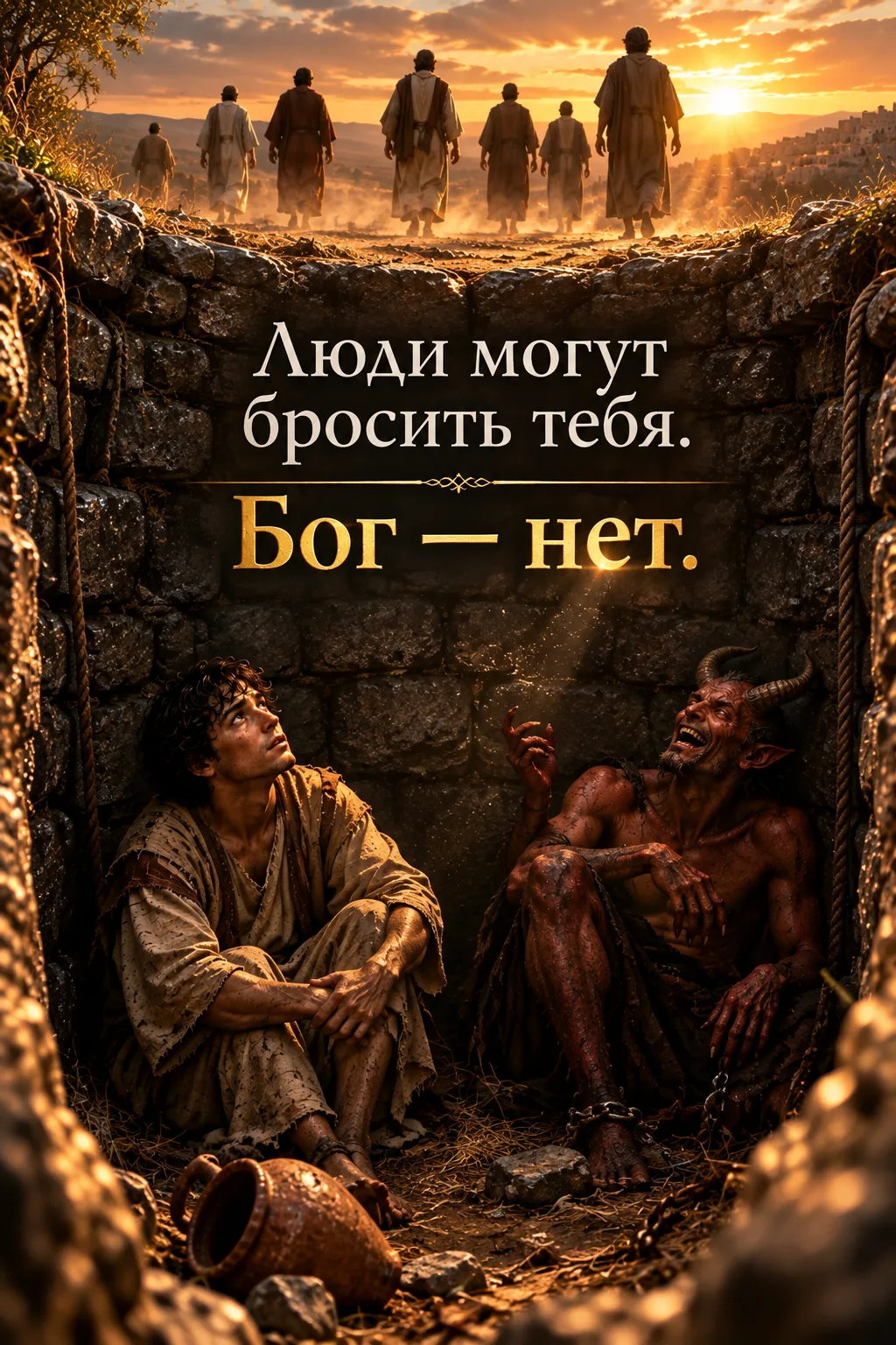 Когда родные братья бросили Иосифа в глубокий ров, ему было страшно и больно. Те, кому ...