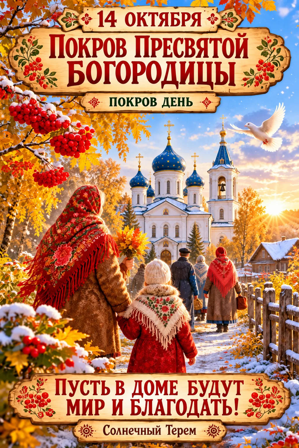 С Покровом Пресвятой Богородицы! 🍂🕊️