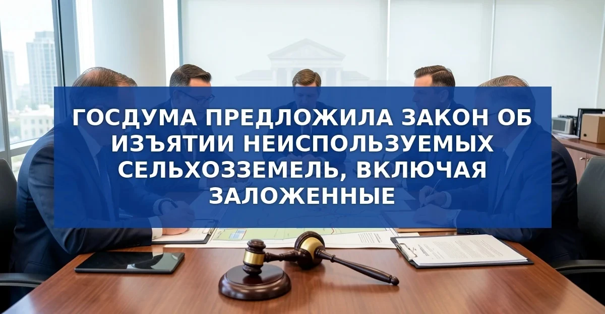 Законопроект о изъятии неиспользуемых сельхозземель получил поддержку в Госдуме