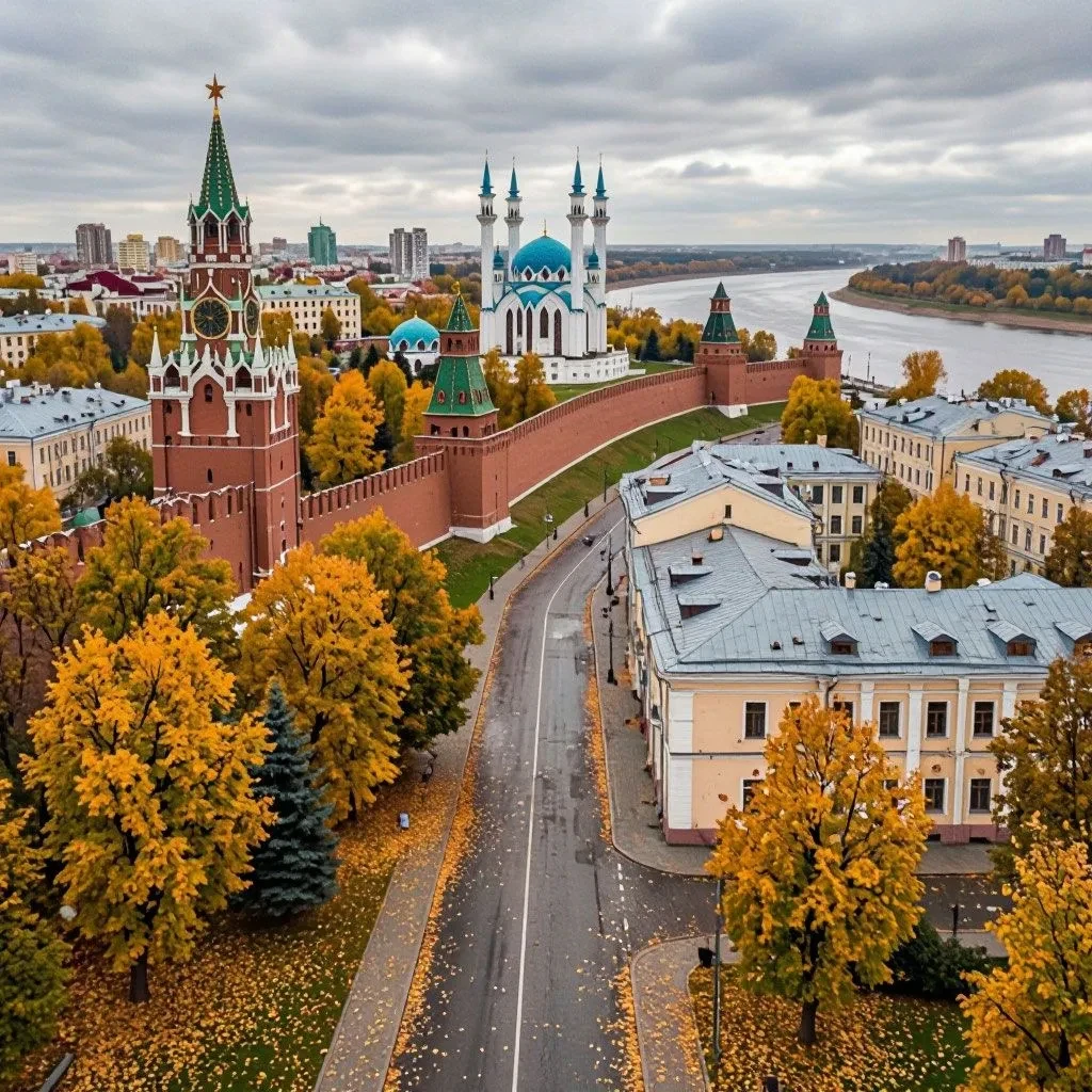 🍁 Казань в октябре очаровывает своей особенной поэтичностью, приглашая проникнуться эс...