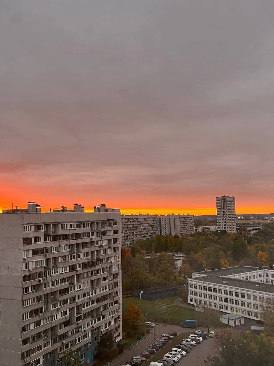 Братеевский рассвет пару дней назад