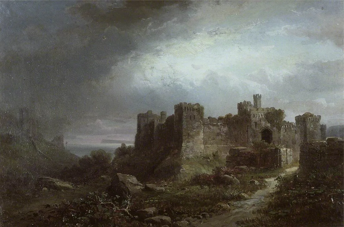«Замок Манорбье» (Manorbier Castle), 1884 г.