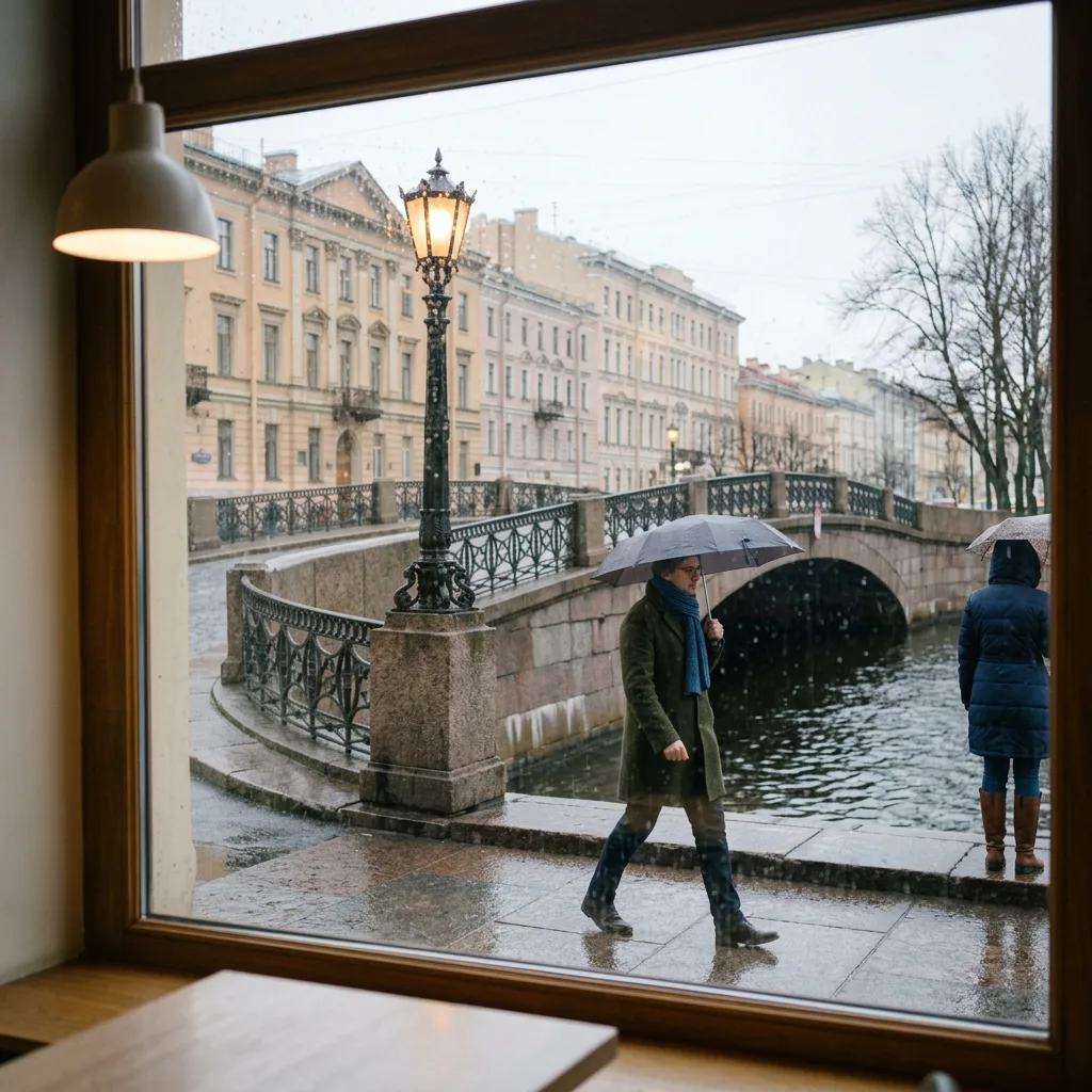 🌧️ Доброе утро, Петербург!
