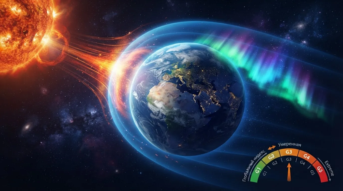 🌪 Землю накроет магнитная буря: 9 октября вероятность 80%, продлится двое суток