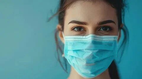 😷 Болеешь - надень маску!