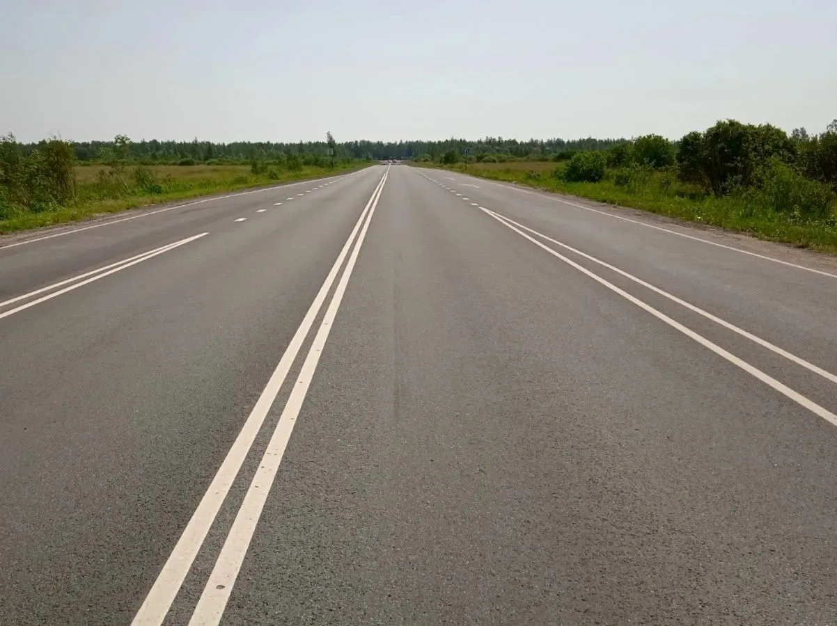 На фото: юго-западный обход Великого Новгорода