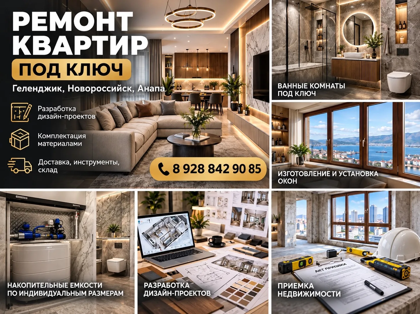 🏡 РЕМОНТ ПОД КЛЮЧ С КОМПАНИЕЙ «ДОМАСТЕР»! 🔨✨