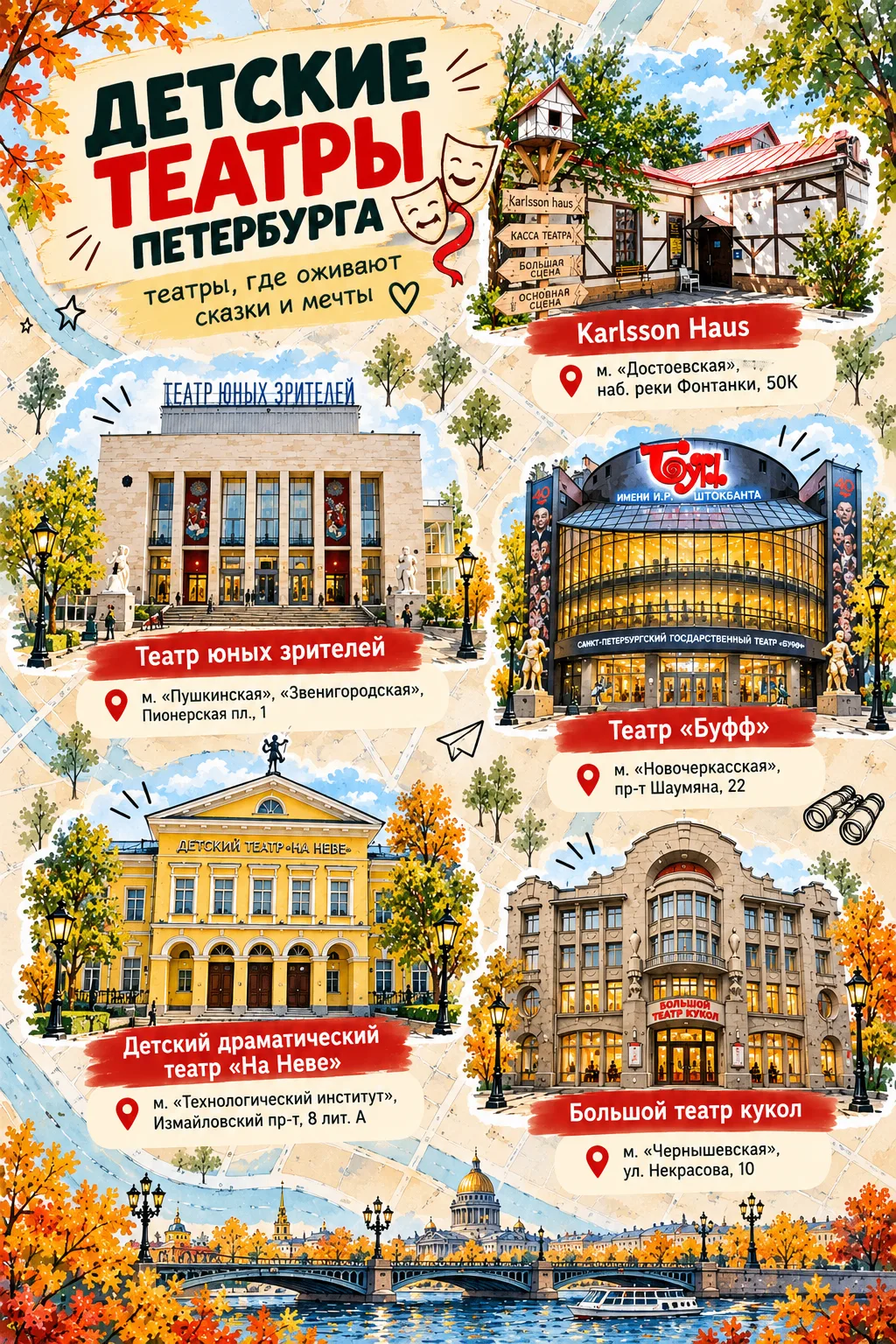 Были с ребёнком только в «Буффе» и Karlsson Haus?