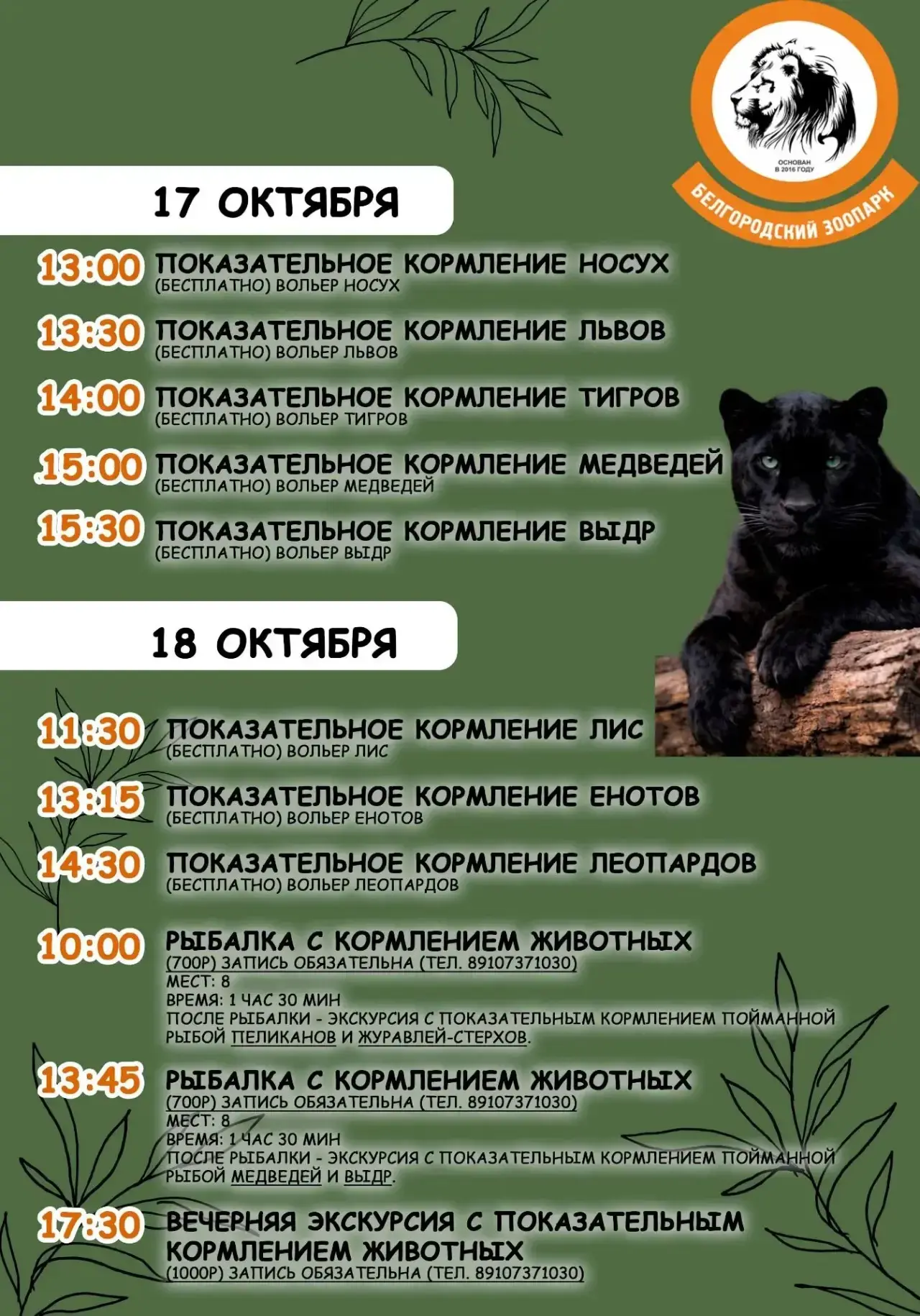 Друзья, а вот и программа на выходные🤗