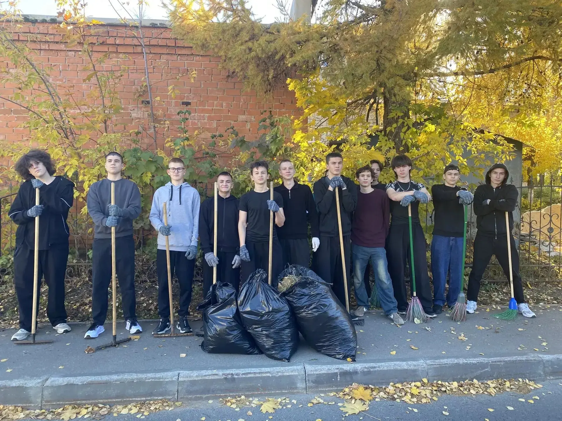 🍂 Субботник в общежитии №1 ЧПК