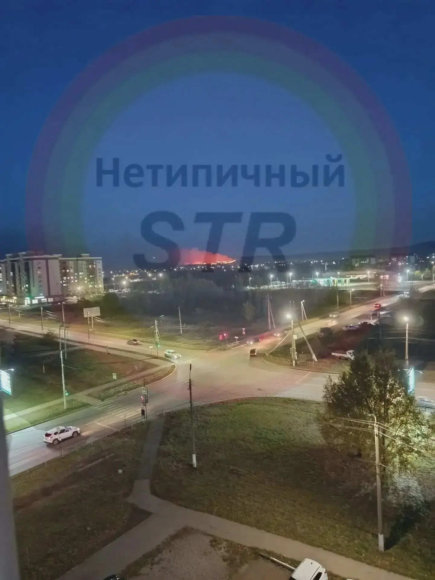 Лесной пожар в Башкирии