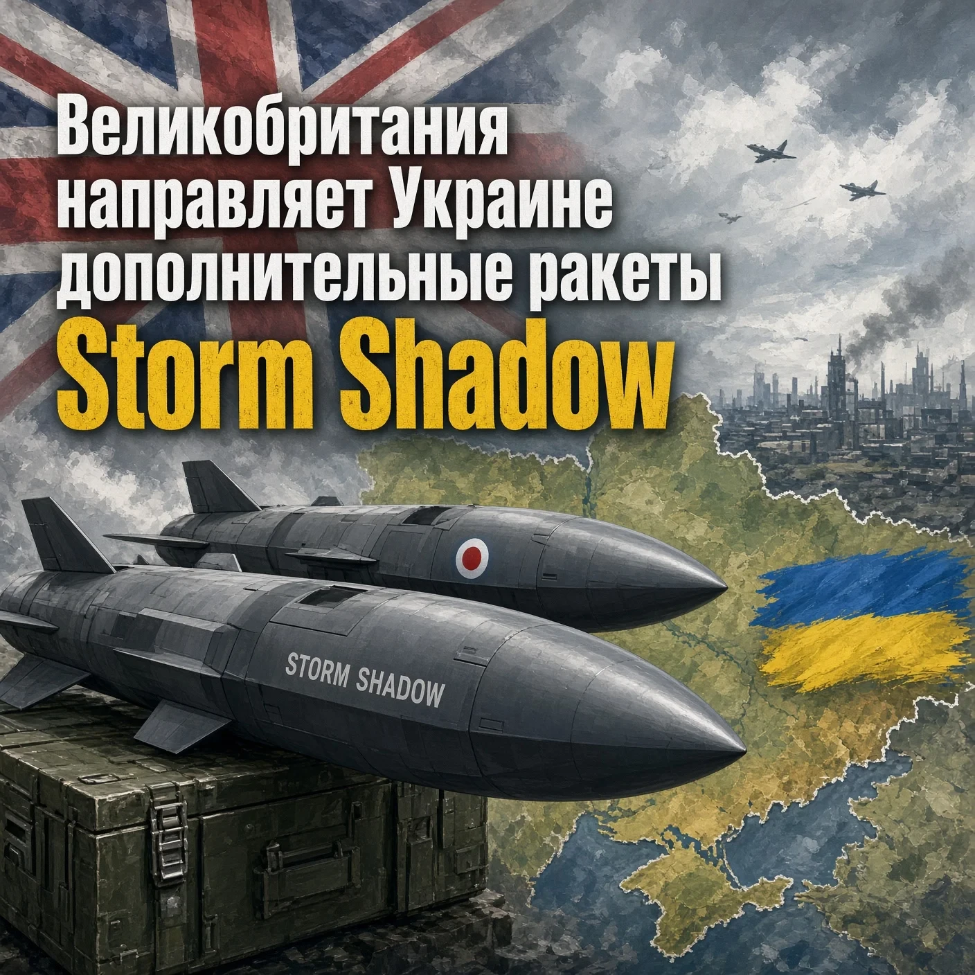 Великобритания направляет Украине дополнительные ракеты Storm Shadow для ударов вглубь ...