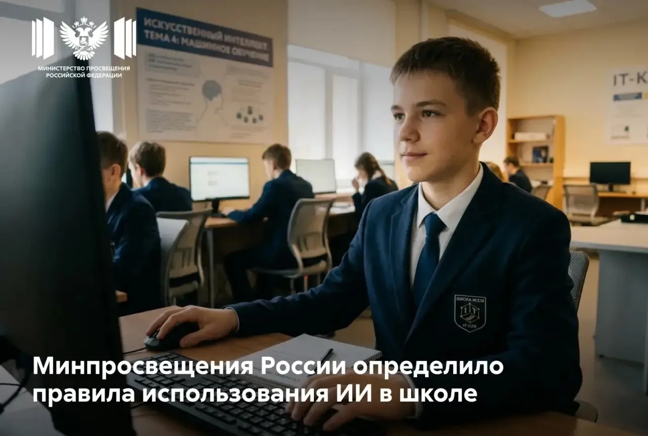 Министерство просвещения РФ подготовило методические рекомендации по применению искусст...